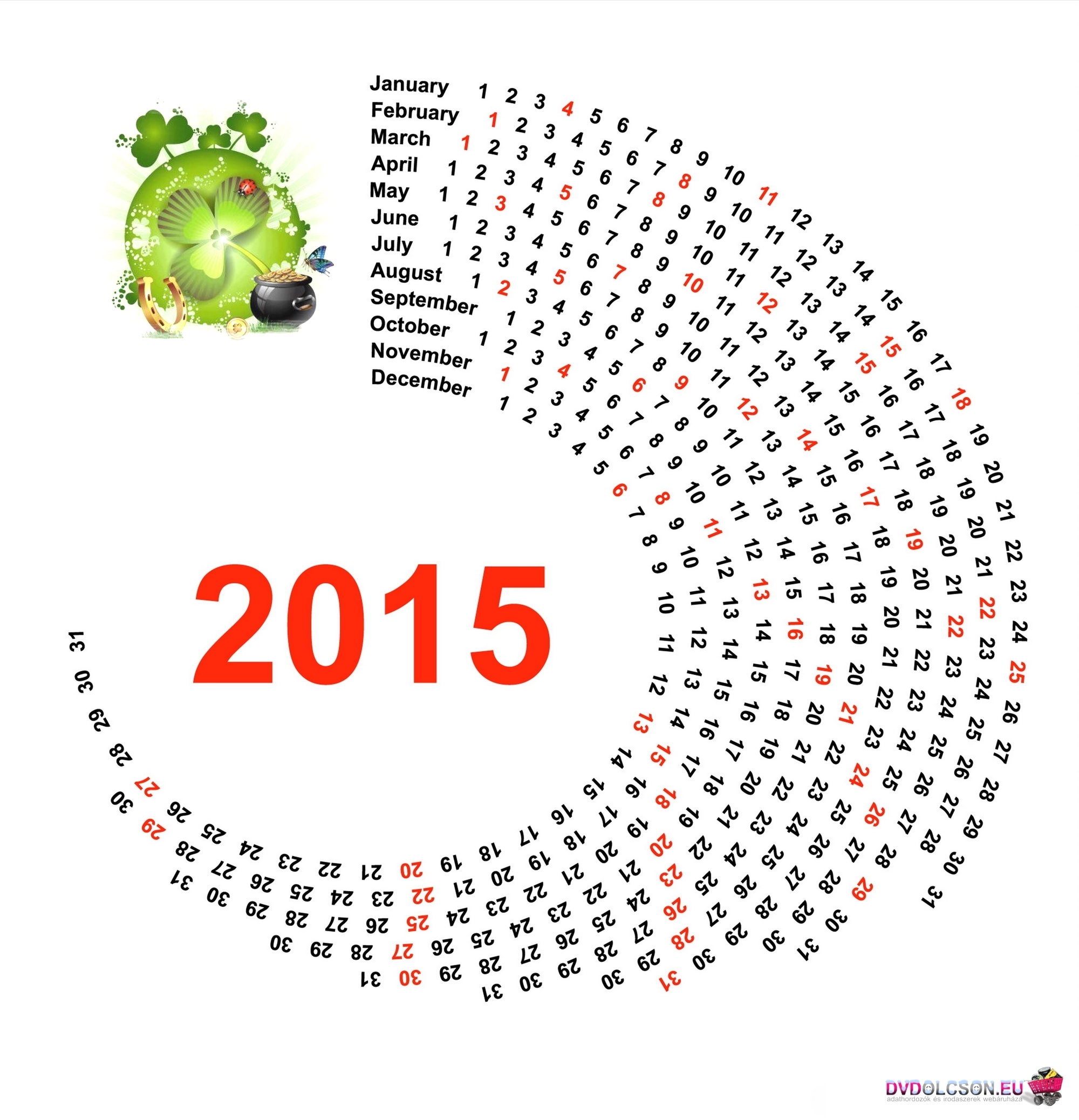 Naptár 2015