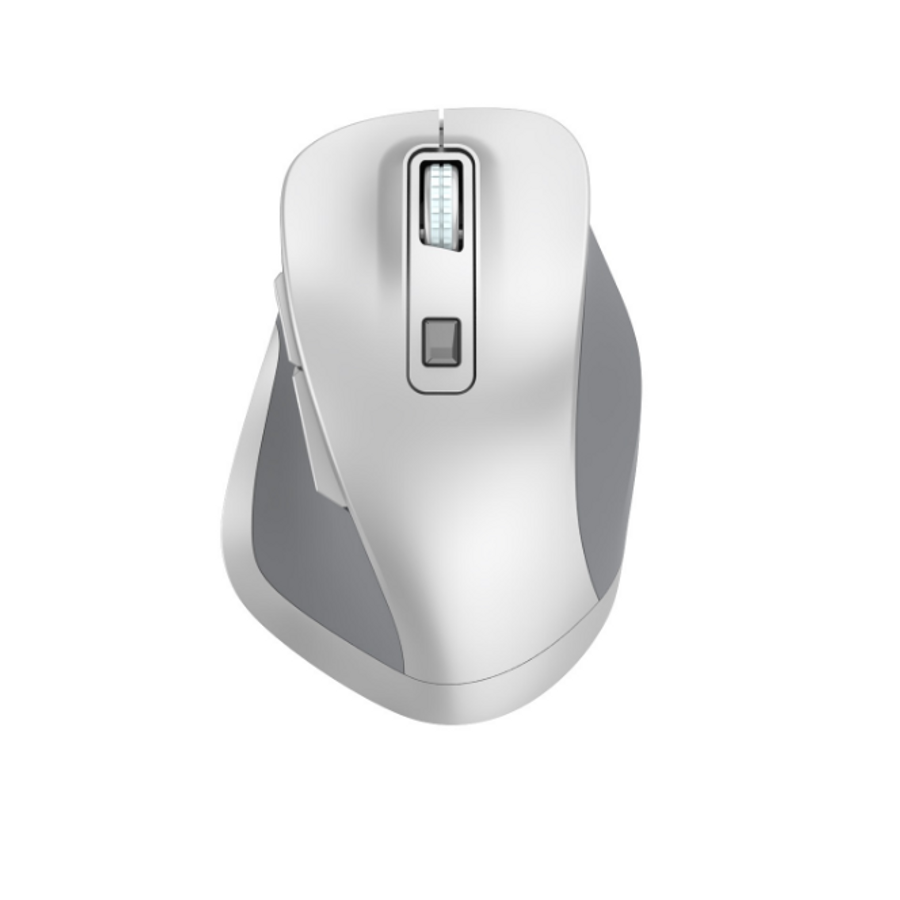 Image of Omega vezeték nélküli újratölthető egér gyöngyfehér USB-C 800-1200-1600-2400 DPI