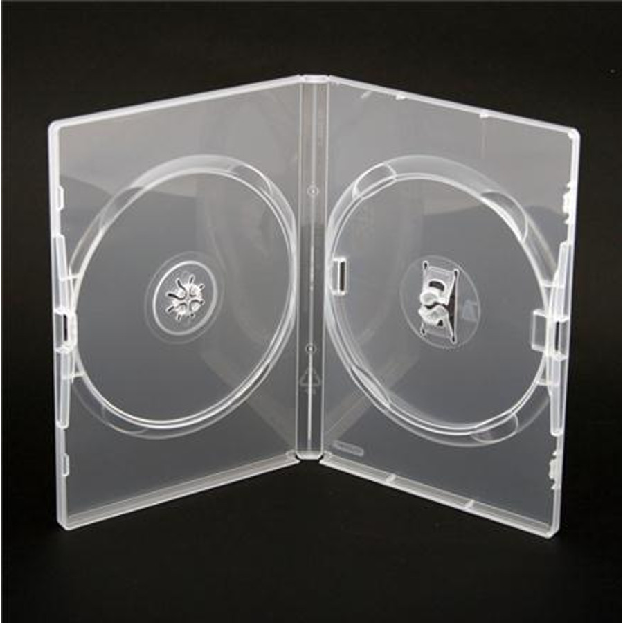Image of Amaray DVD Tok Dupla 14mm Clear